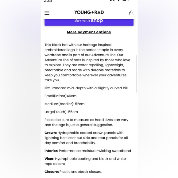 Young & Rad Black Heritage Toddler SnapBack, Never Worn! - Picture 12 of 12